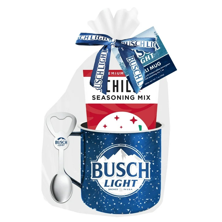 Busch Chili Tin Mug Set with Spoon and Chili Seasoning Mix | Walmart (US)