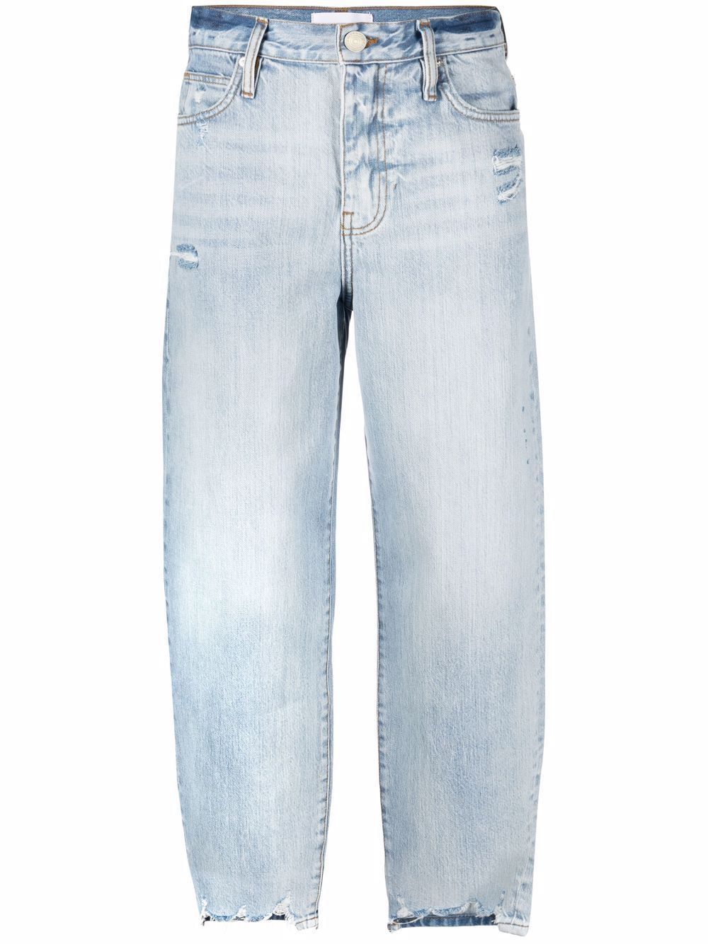 FRAME Barrel high-waist Jeans - Farfetch | Farfetch Global