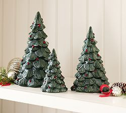 Christmas Village Trees - Set of 3 | Pottery Barn (US)
