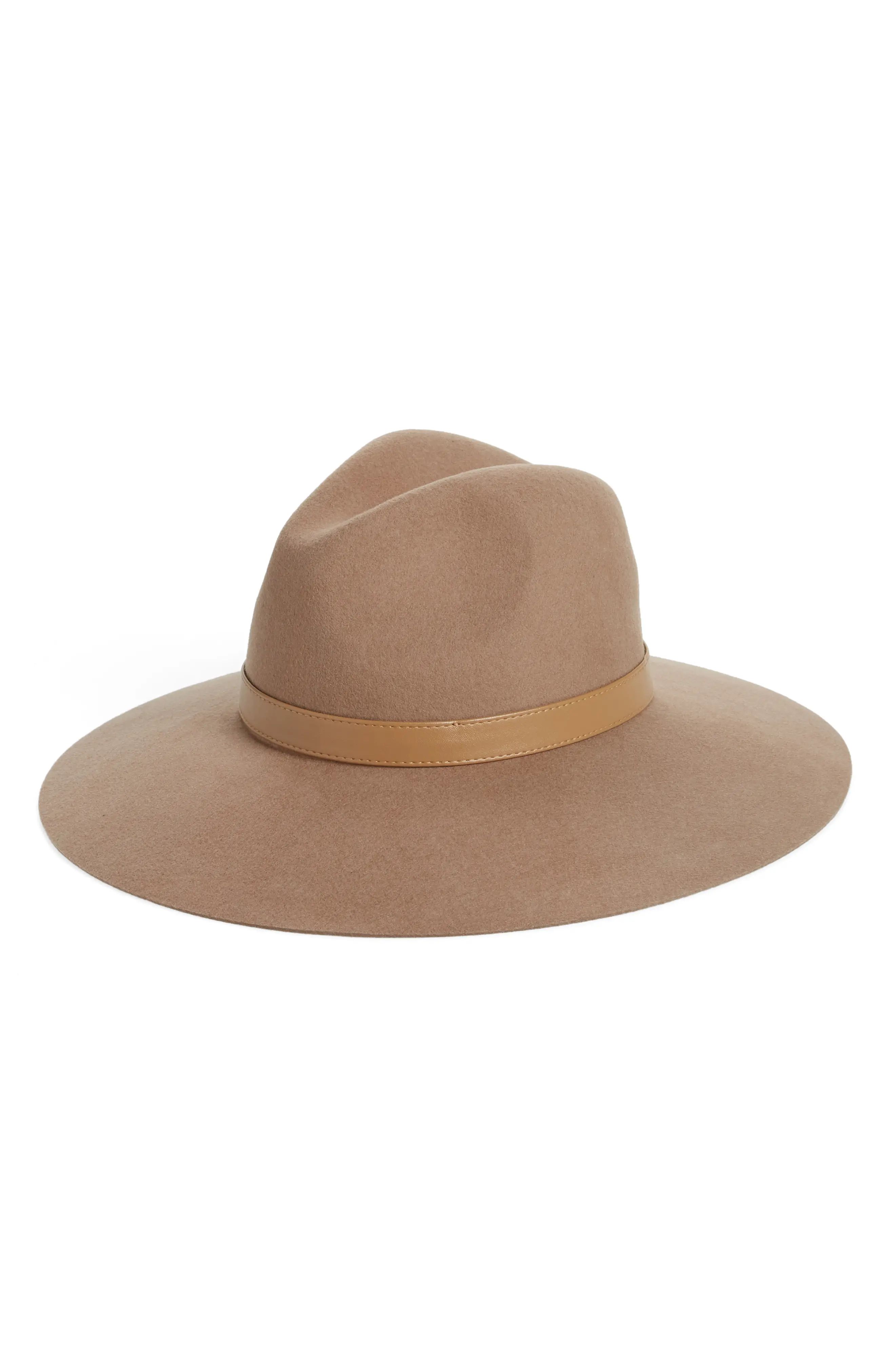 Sole Society Wide Brim Wool Hat | Nordstrom