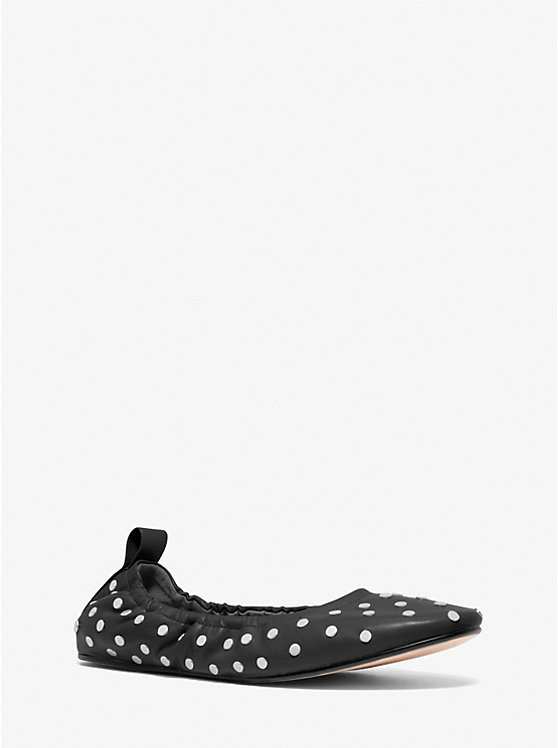 Amy Studded Leather Ballet Flat | Michael Kors US