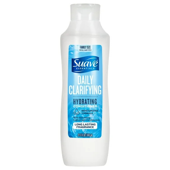Suave Daily Clarifying Conditioner, Hydrate & Shine For All Hair Types, 22.5 FL OZ | Walmart (US)
