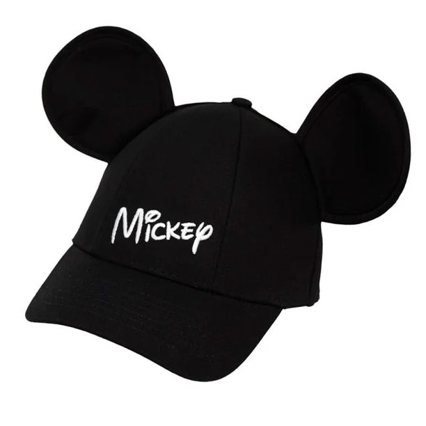 Mickey Mouse Kids Black Baseball Hat with Ears | Walmart (US)