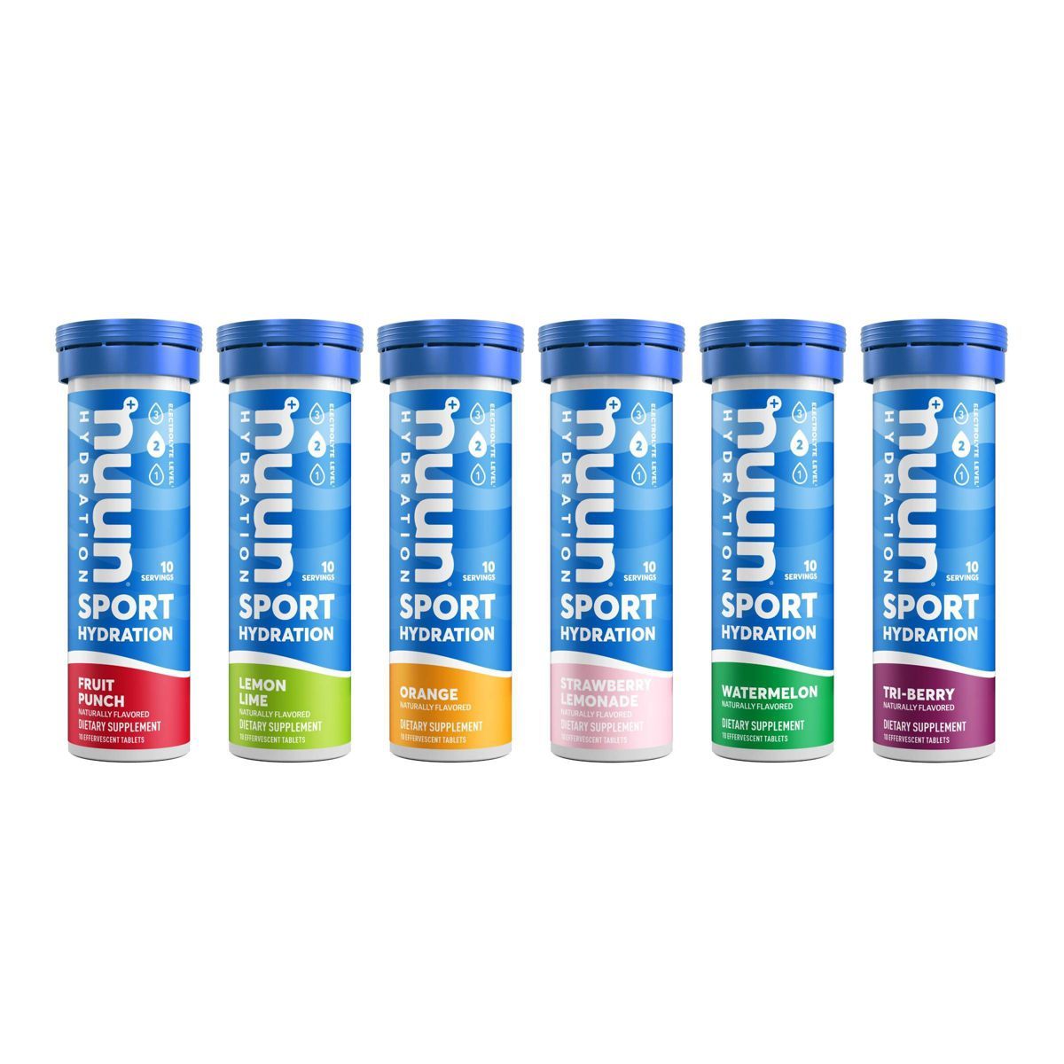 nuun Hydration Sport Drink Vegan Tabs - Variety Pack - 10ct/6pk | Target