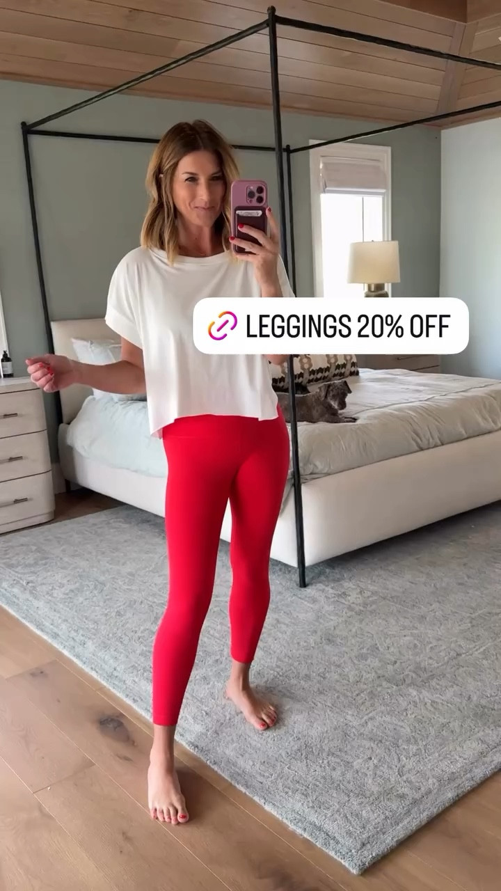 HeyNuts leggings - my favorite brand! Buttery goodness, high waisted - love this color! True to size, wearing small  

#LTKfitnessgoals #LTKootd #LTKSaleAlert