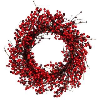 28" Red Berry Wreath | Michaels | Michaels Stores