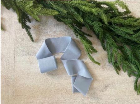 The prettiest ribbon that comes  in several colors and sizes. This is dusty blue 2” 

#LTKHoliday #LTKSeasonal #LTKhome