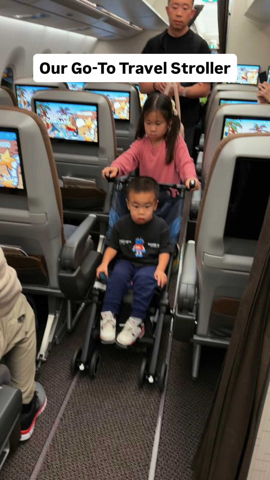 Hey mamas, if you’re traveling with little ones and tired of carrying them everywhere, these strollers were a game changer for us. We brought two single strollers instead of a double, and as Ava transitions out of a stroller, the compact one is the one we’ll keep using. It’s lightweight, plane-friendly, and she can even help push Jace around. Linking both strollers here. 

#LTKmomlife #LTKTravel #LTKKids