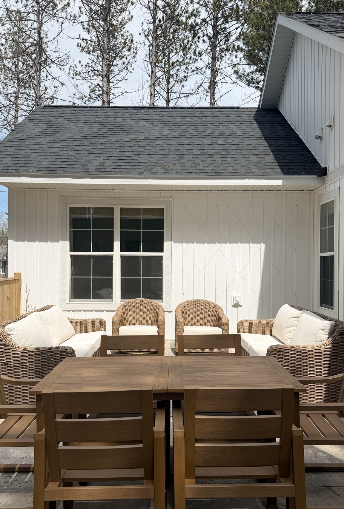 Just upgraded our patio furniture to the viral Walmart set for more seating and love them already!!! Can’t wait to add some plants and throw pillows and such back here!

#LTKSeasonal #LTKMothersDay #LTKHome