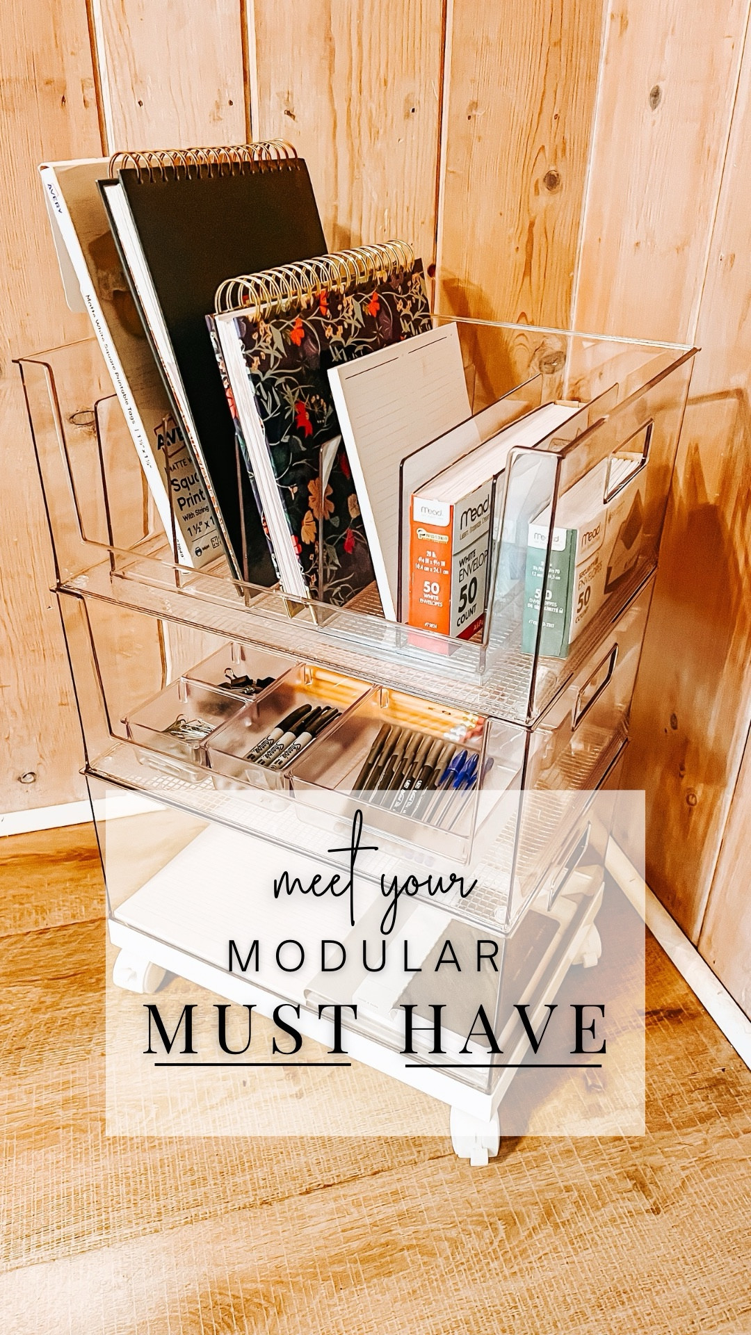 Build your cart, your way 🛒! This modular system from @thecontainerstore lets you choose your base, mix and match bins or drawers and stack it as high (or low) as you like. The ultimate customizable storage solution!

#LTKHome