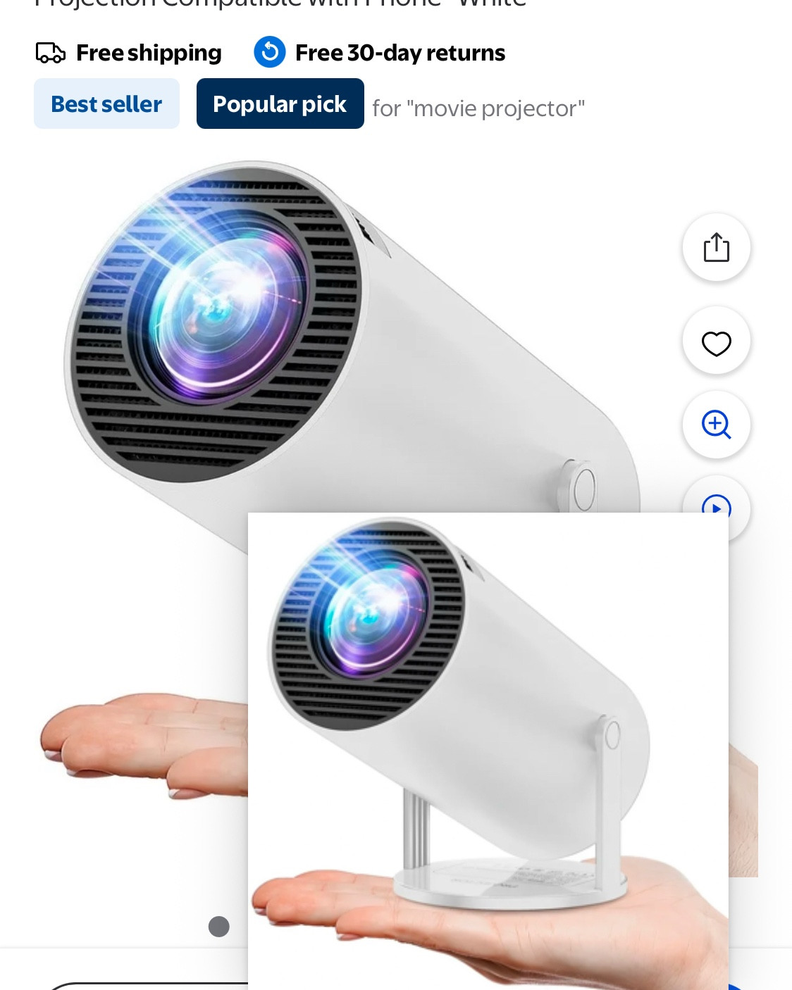 How is this projector over $300 off retail! It’s a Walmart FLASH SALE! Hurry and add to cart!🛒  The sale is almost over! 

Movie projector 📽️ 

#LTKFamily #LTKSaleAlert