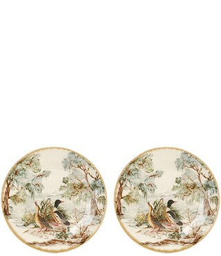 Southern Living Wetlands Collection Duck Accent Plates, Set of 2 | Dillard's | Dillard's