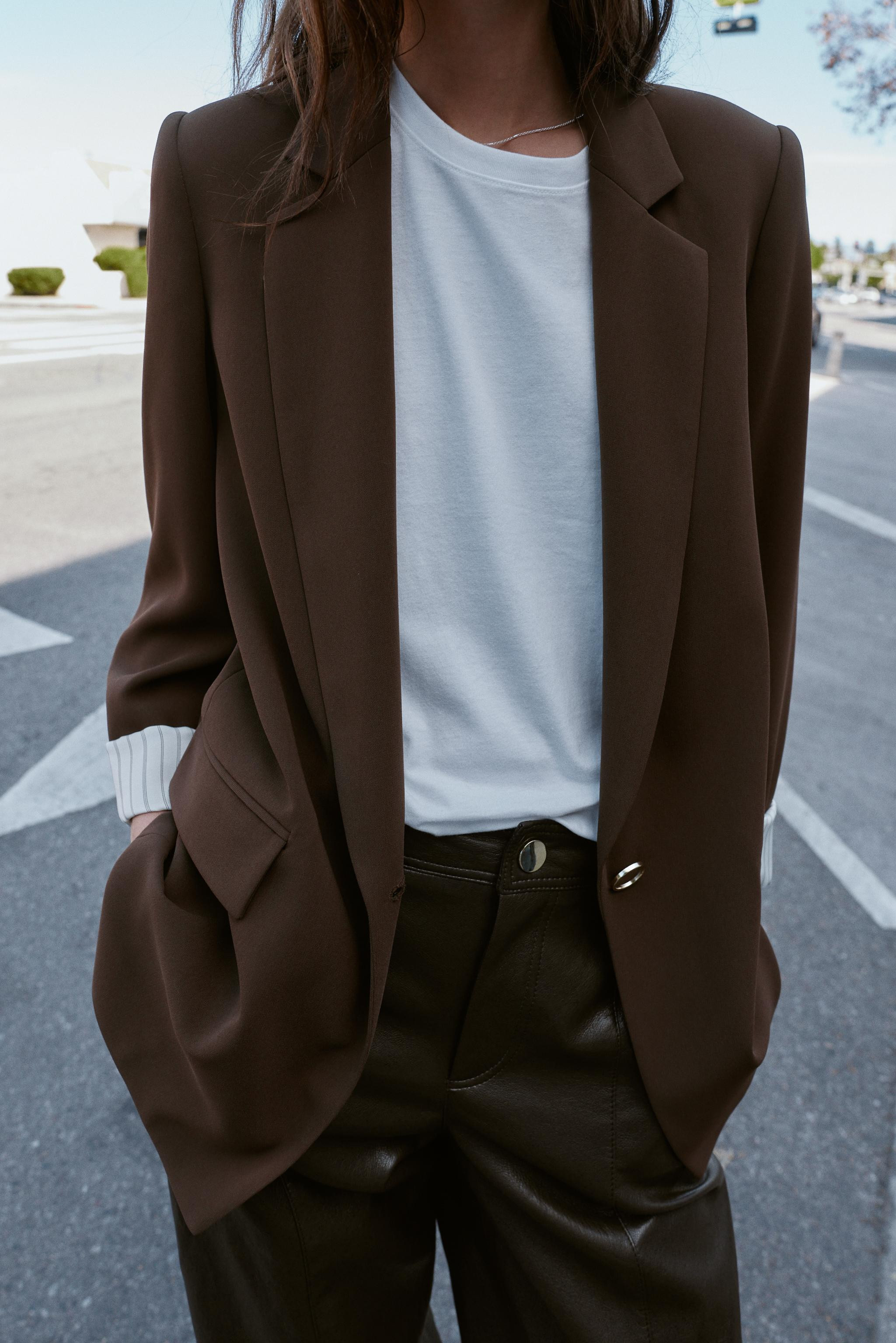 PRINTED CUFF BLAZER | Zara US