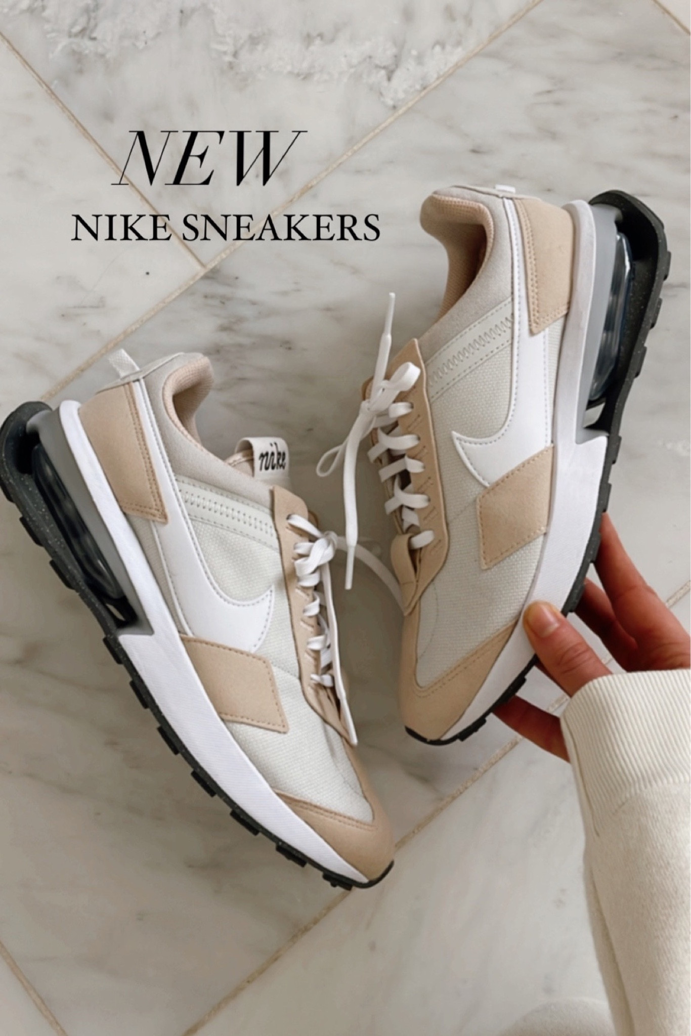 Neutral nike sneakers 