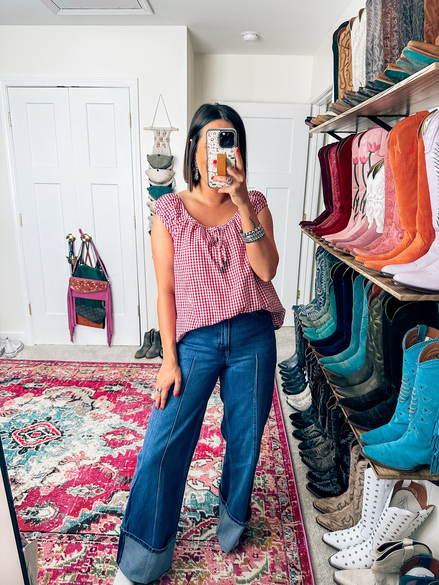 Western summer outfit idea from Amazon - in a medium  in the top and a 6 in the jeans

#LTKootd #LTKgrwm