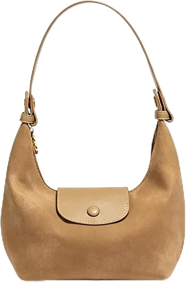 Suede Bag Small Shoulder Bag Women Suede Crossbody Purse Trendy Handbag | Amazon (CA)