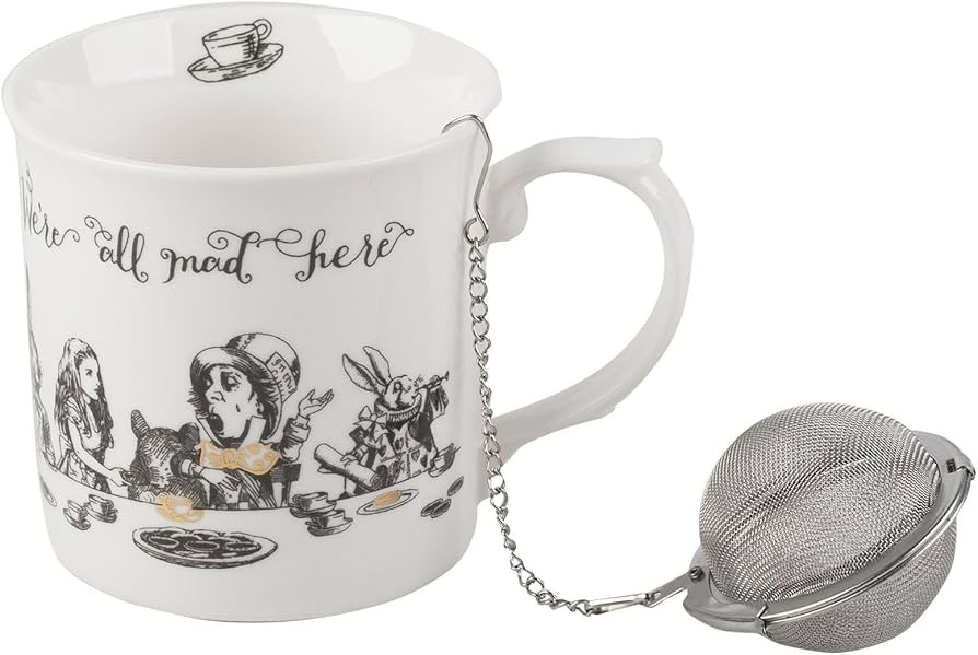 V&A Alice in Wonderland High Tea Gift Set White 8.5 x 8.5 x 12 cm | Amazon (UK)