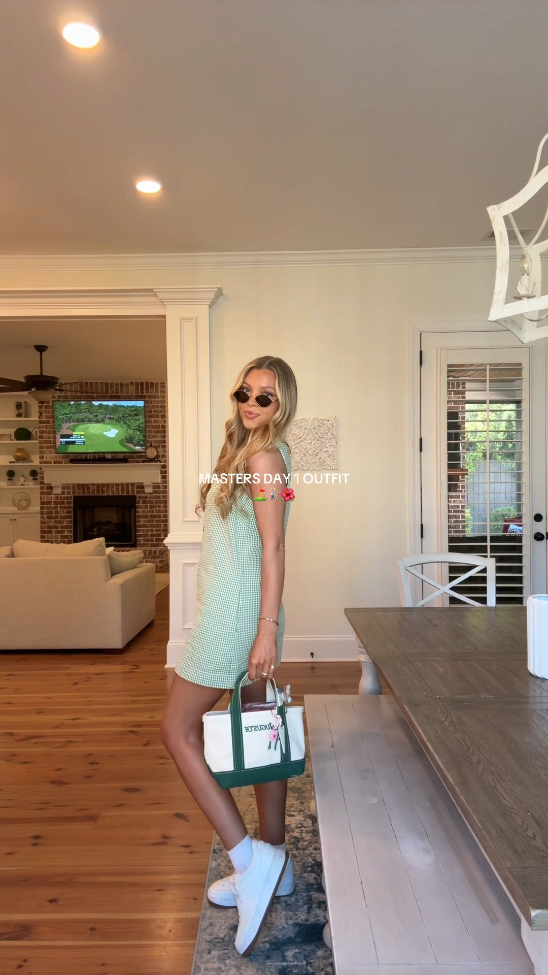 Masters outfit!!! ⛳️🏌🏻 wearing a medium in dress(runs big!)

#LTKdayinmylife #LTKSeasonal #LTKootd