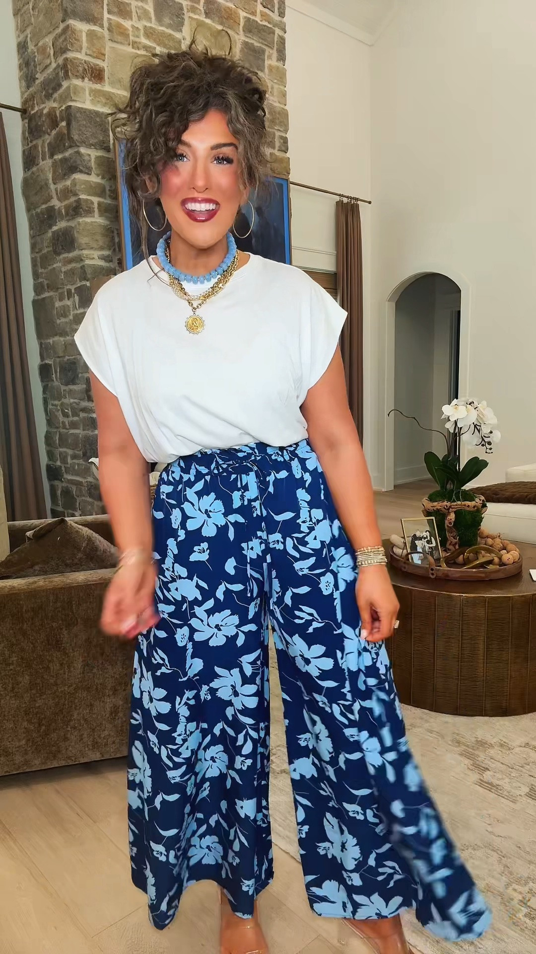 Who else loves a wide leg flowy pant in the summer?! These are breezy and perfect to dress up or down. 🙌🏻🩵

#LTKootd #LTKgrwm #LTKTravel