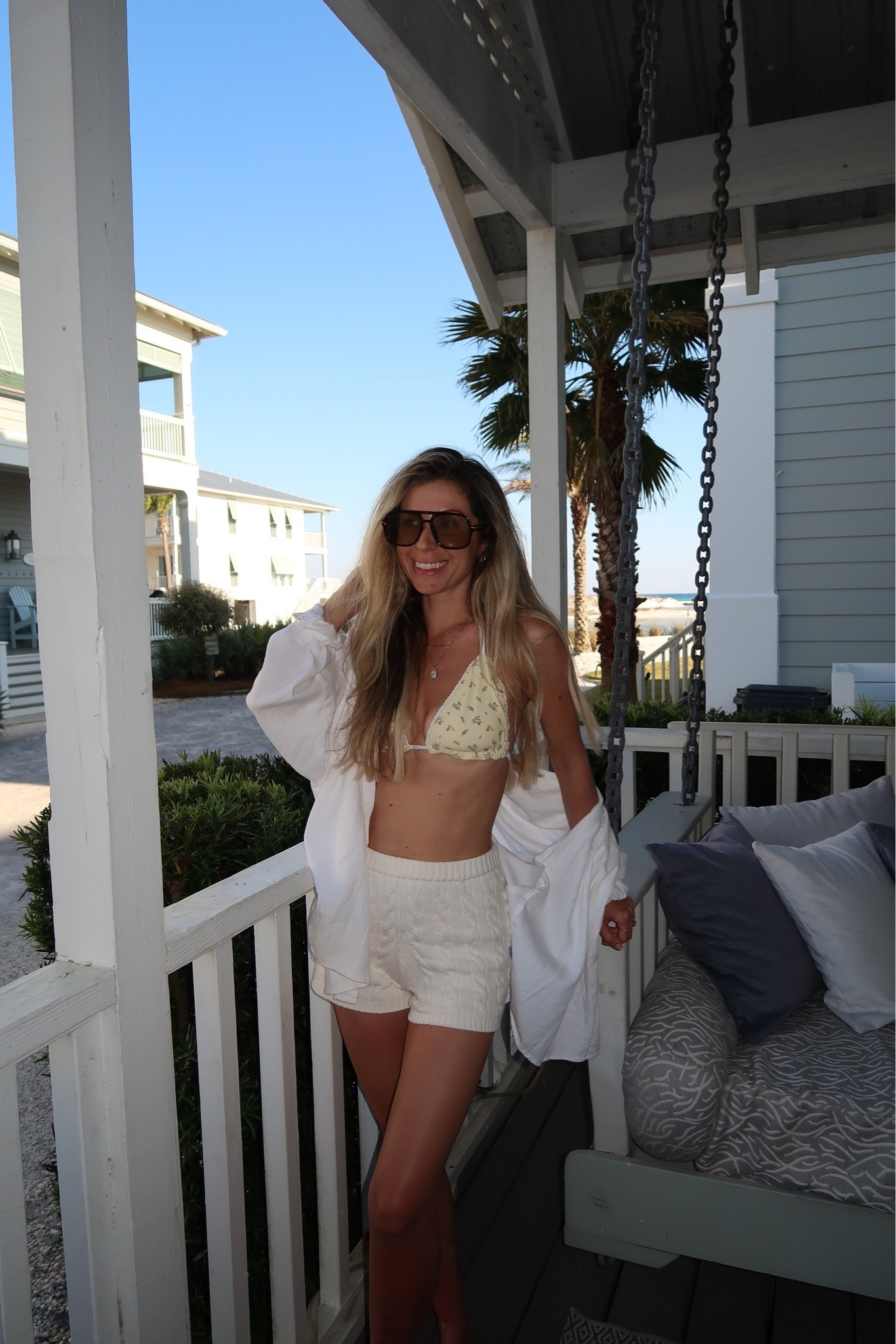 Abercrombie swim & shorts sale is happening!!! My bikini is reversible so you get 2 in 1!!! Size xs and these canleknit shorts are worn on repeat! Size xxs

#LTKootd #LTKSwim #LTKSaleAlert