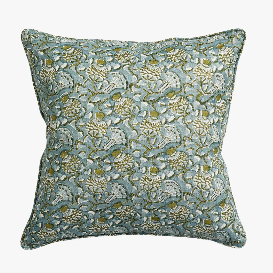 Iznik Moss Celadon Pillow Cover | Dear Keaton