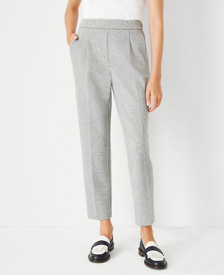 The Easy Ankle Pant in Double Knit | Ann Taylor (US)