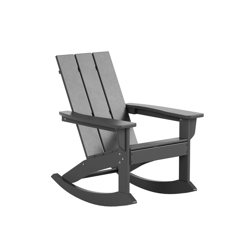 Leta Plastic Rocking Adirondack Chair | Wayfair North America
