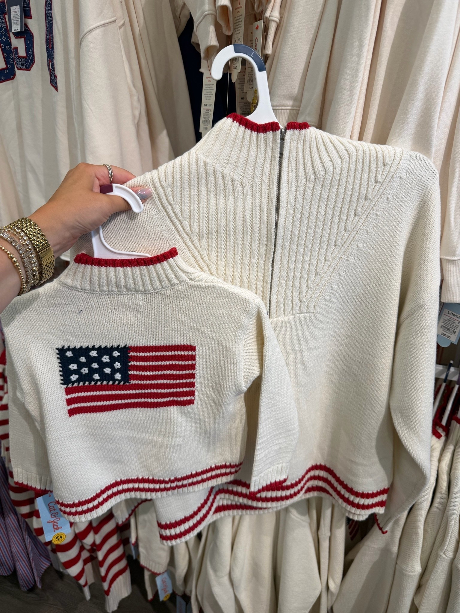Family matching 4th of July flag sweater 🥰

#LTKmomlife #LTKSeasonal #LTKKids