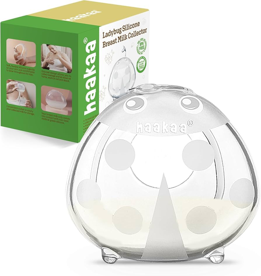 haakaa Ladybug Milk Collector 1.4oz/40ml 1pc - Wearable Nursing Cup | Soft Breast Shell | Breastm... | Amazon (US)