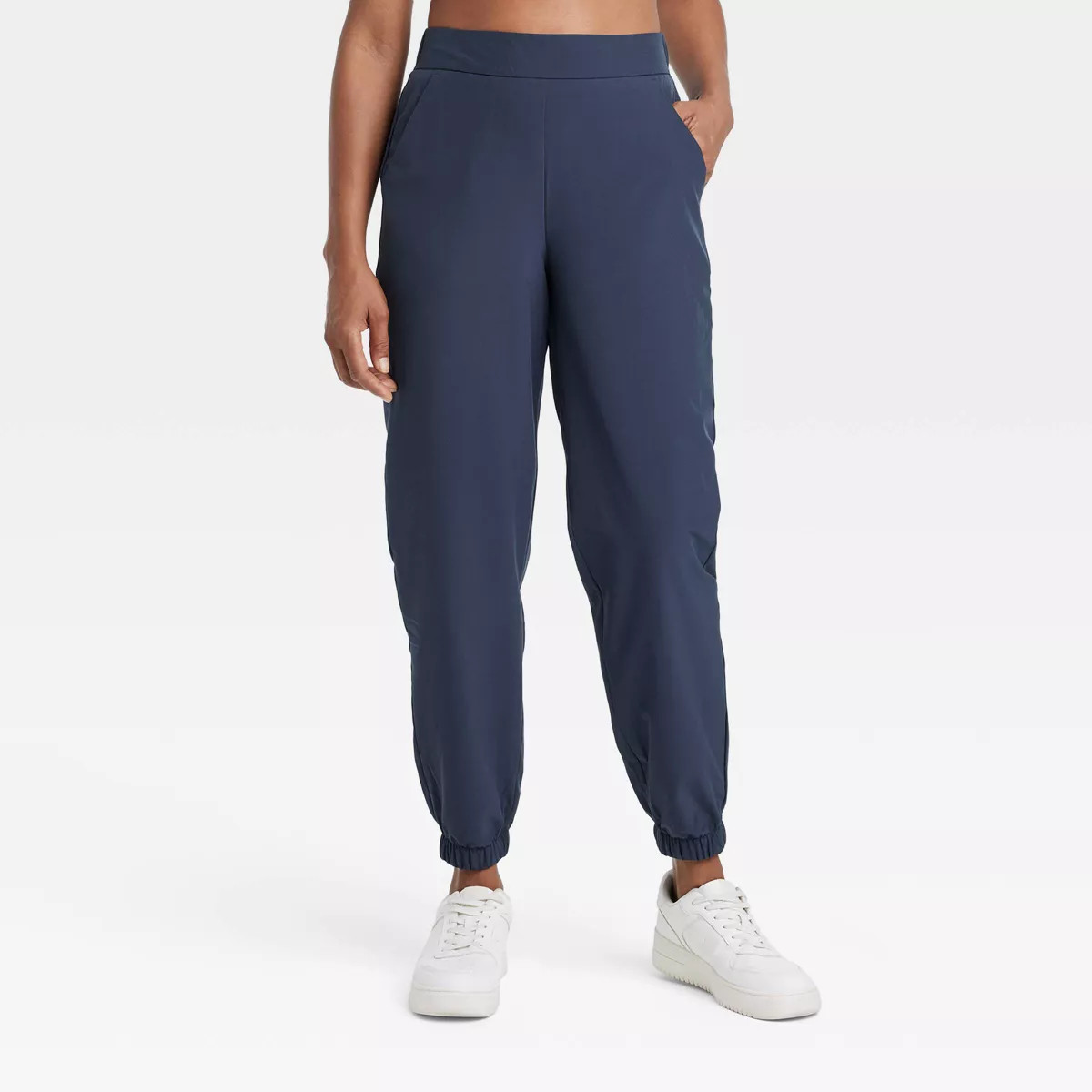 Women's High-Rise Winter Woven Lined Joggers - All In Motion™ | Target