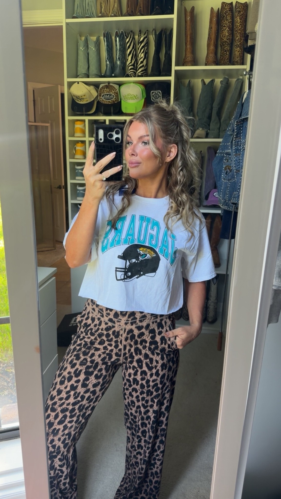 Leopard yoga pants
