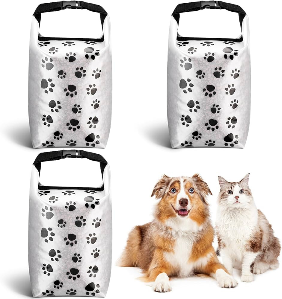 Aliceset 3 PCS Dog Food Travel Bag Dog Food Storage Container Portable Dog Food Travel Bag for Ca... | Amazon (US)