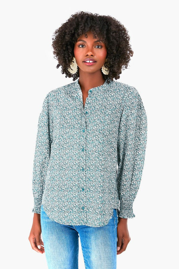 Abstract Dots Sea Mona Top | Tuckernuck (US)