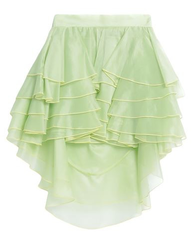 Roccobarocco Woman Mini skirt Light green Size 6 Silk | YOOX (US)