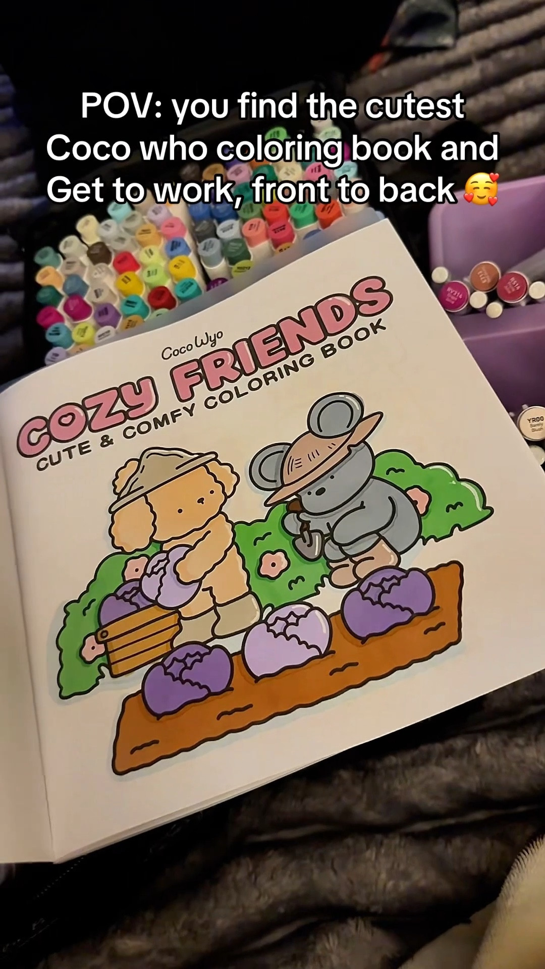 Cozy coloring days are the best days ✨💗
Loving this CocoWyo book + my Ohuhu markers. Such a perfect combo! #LTKcoloring #LTKcoloringbooks 

#LTKvlog #LTKGiftGuide #LTKselfcare