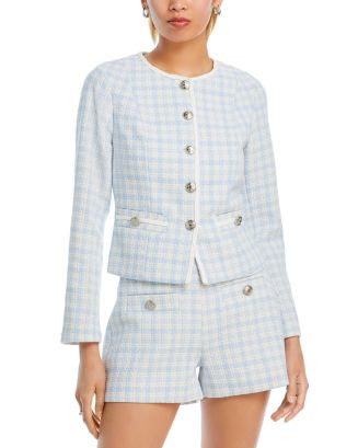 AQUA Tweed Jacket - Exclusive  | Bloomingdale's Women | Bloomingdale's (US)