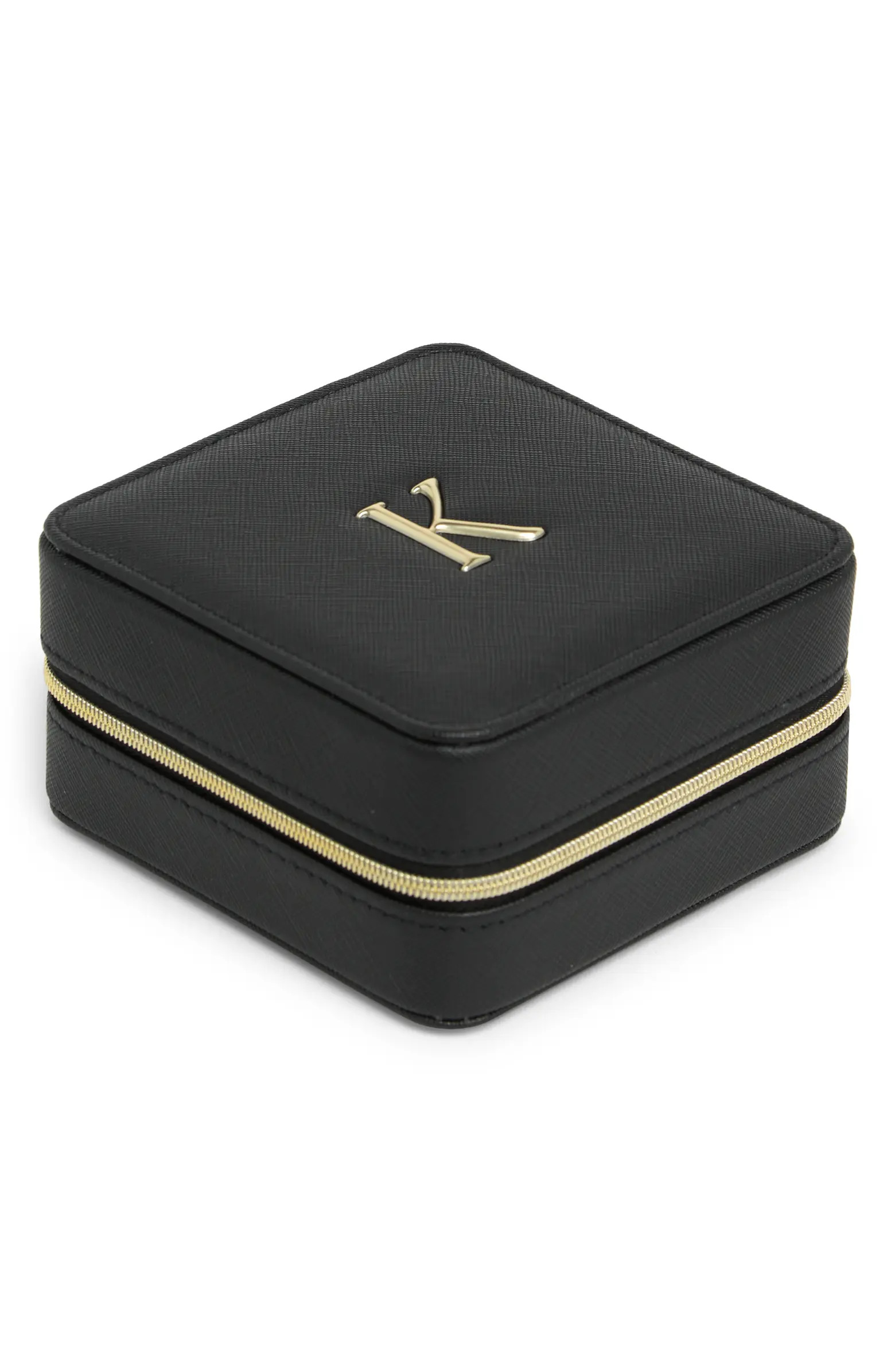 Initial Square Zip Travel Case | Nordstrom