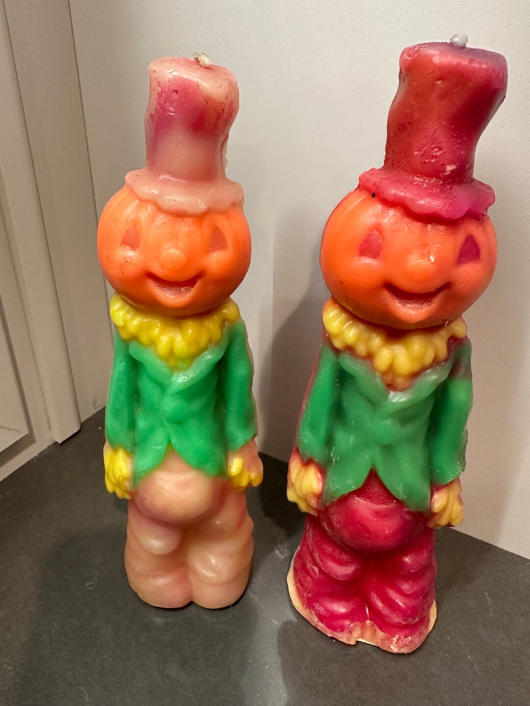 Vintage Halloween Candle Scarecrow Party Decor Gurley Tavern - Etsy | Etsy (US)