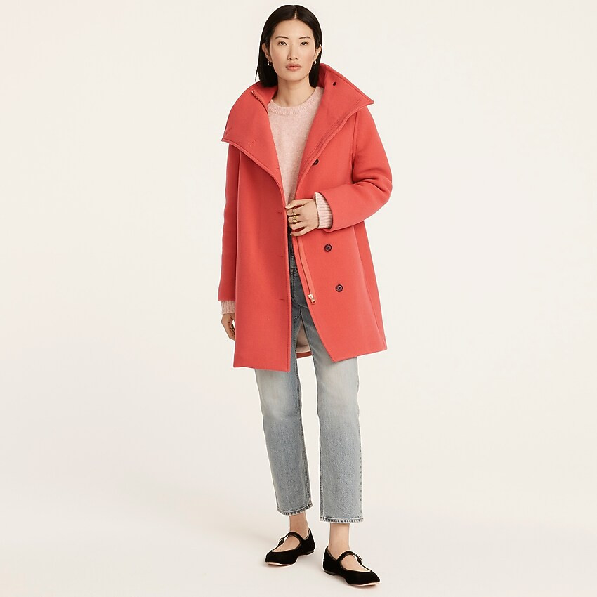 Villa coat in Italian stadium-cloth wool | J. Crew US