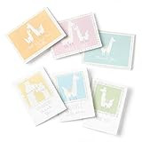 Hortense B. Hewitt 24-Count Llama Mama Envelopes Thank You Note Cards, 4.8" x 3.5", Pastel | Amazon (US)