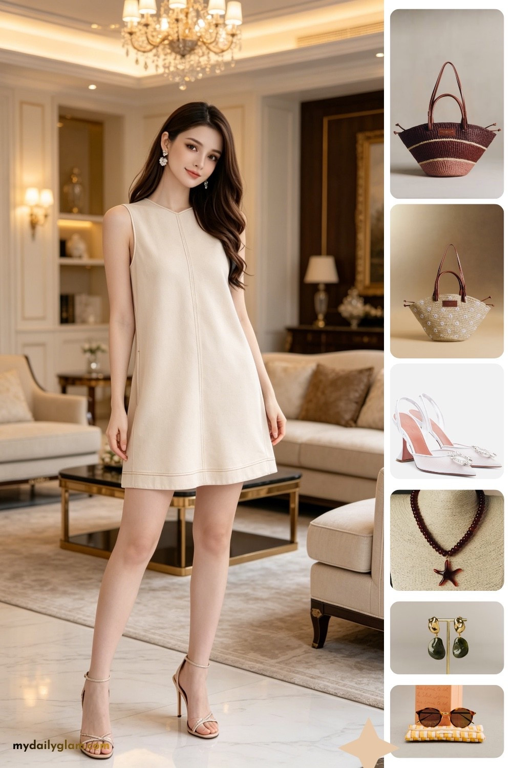 Styled with warm neutrals and subtle sparkle for that elegant everyday vibe
This cream shift dress is effortless, polished, and endlessly versatile.
Perfect for brunch, meetings, and every moment in between.

Cream Sleeveless Shift Dress, Elegant Everyday Style, Neutral Versatile Outfit
#ElegantEveryday #CreamDress #NeutralStyle