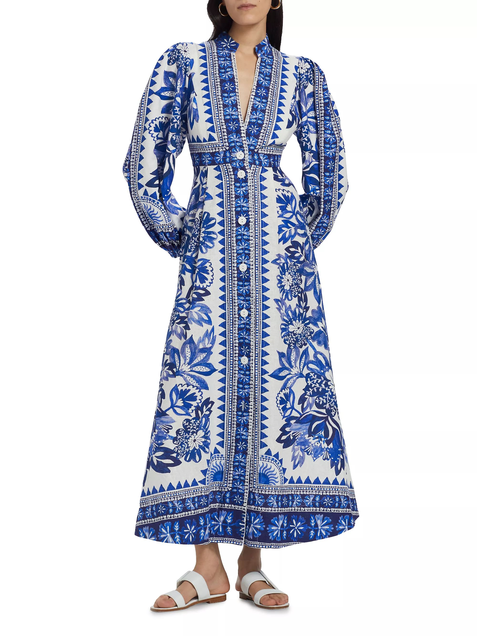 Flora Tapestry Maxi Dress | Saks Fifth Avenue