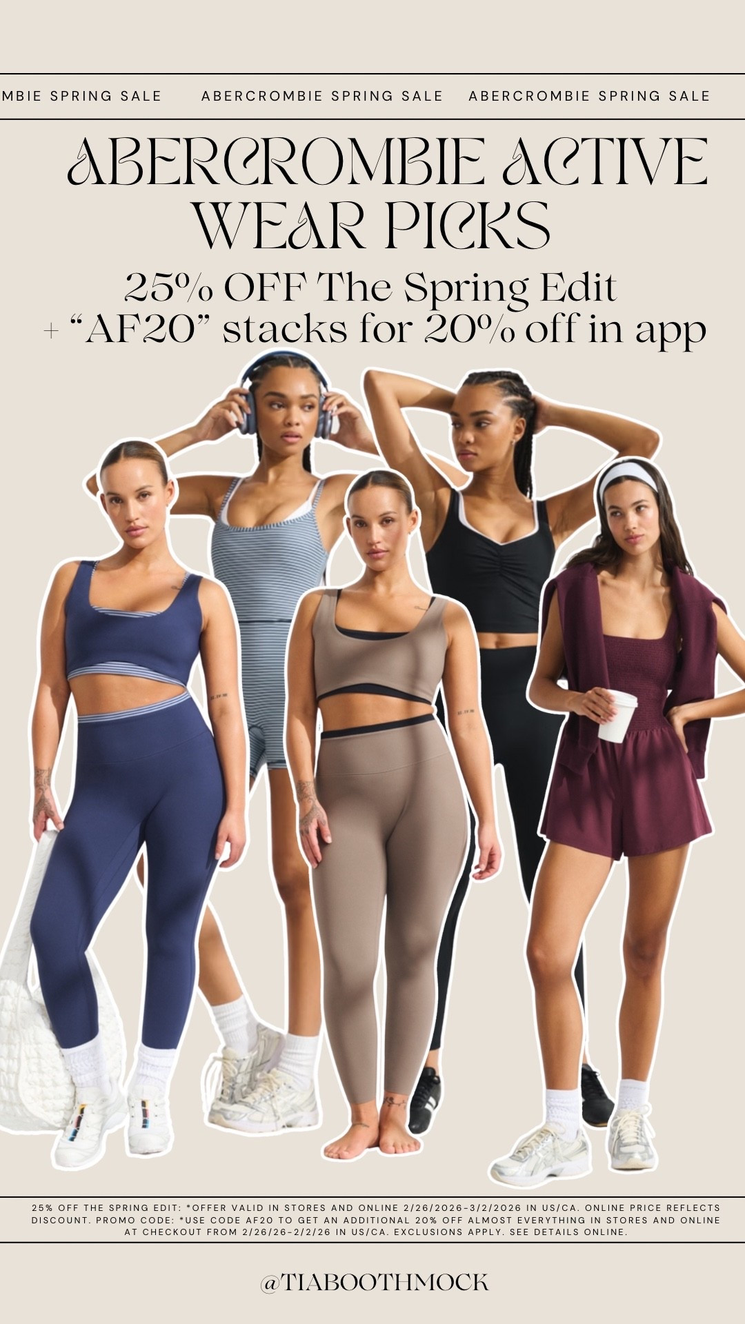 New active wear at Abercrombie! Use “AF20” for 20% off almost everything 🤍

#LTKActive #LTKfitnessgoals #LTKSaleAlert