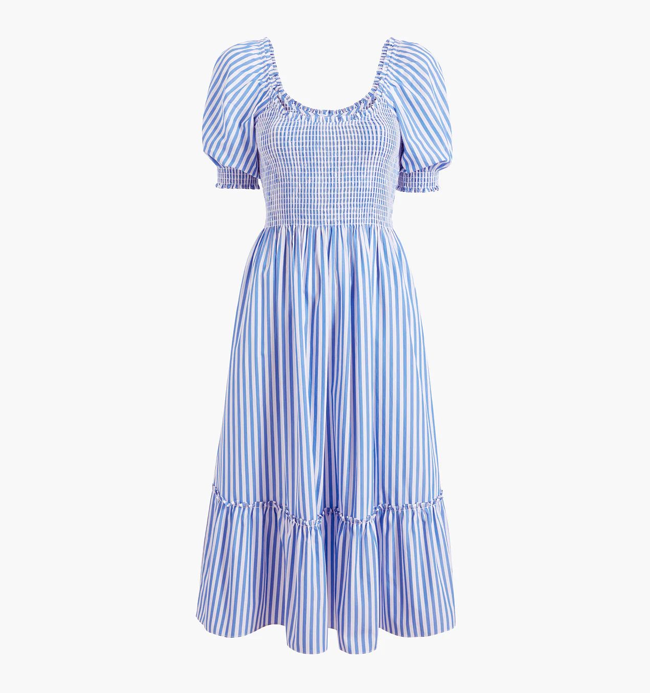The Louisa Nap Dress - Blueberry Stripe | Hill House Home