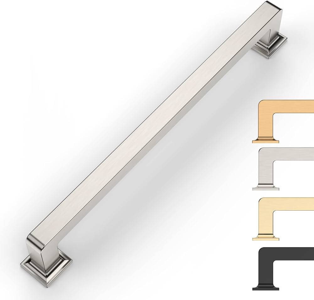 10 Pack 7 Inch Cabinet Handles Brushed Satin Nickel Cabinet Pulls Kitchen Cabinet Handles Kitchen... | Amazon (US)