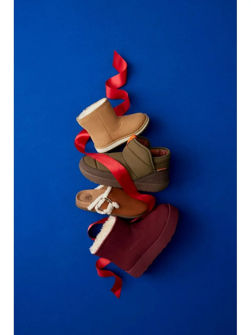 Wonder Nation Little & Big Kid's Cozy Slip-on Slipper | Walmart (US)