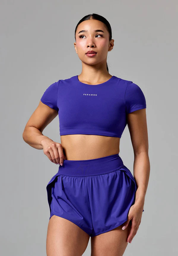 FormLux\u2122 SmoothHold\u2122 Open Back Crop Top Cosmic | Paragon Fitwear