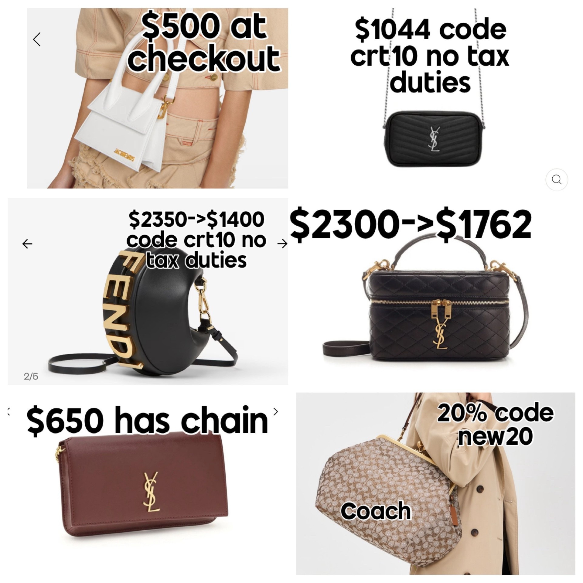 So many fun bags on sale! 

#LTKGiftGuide #LTKItBag #LTKSaleAlert