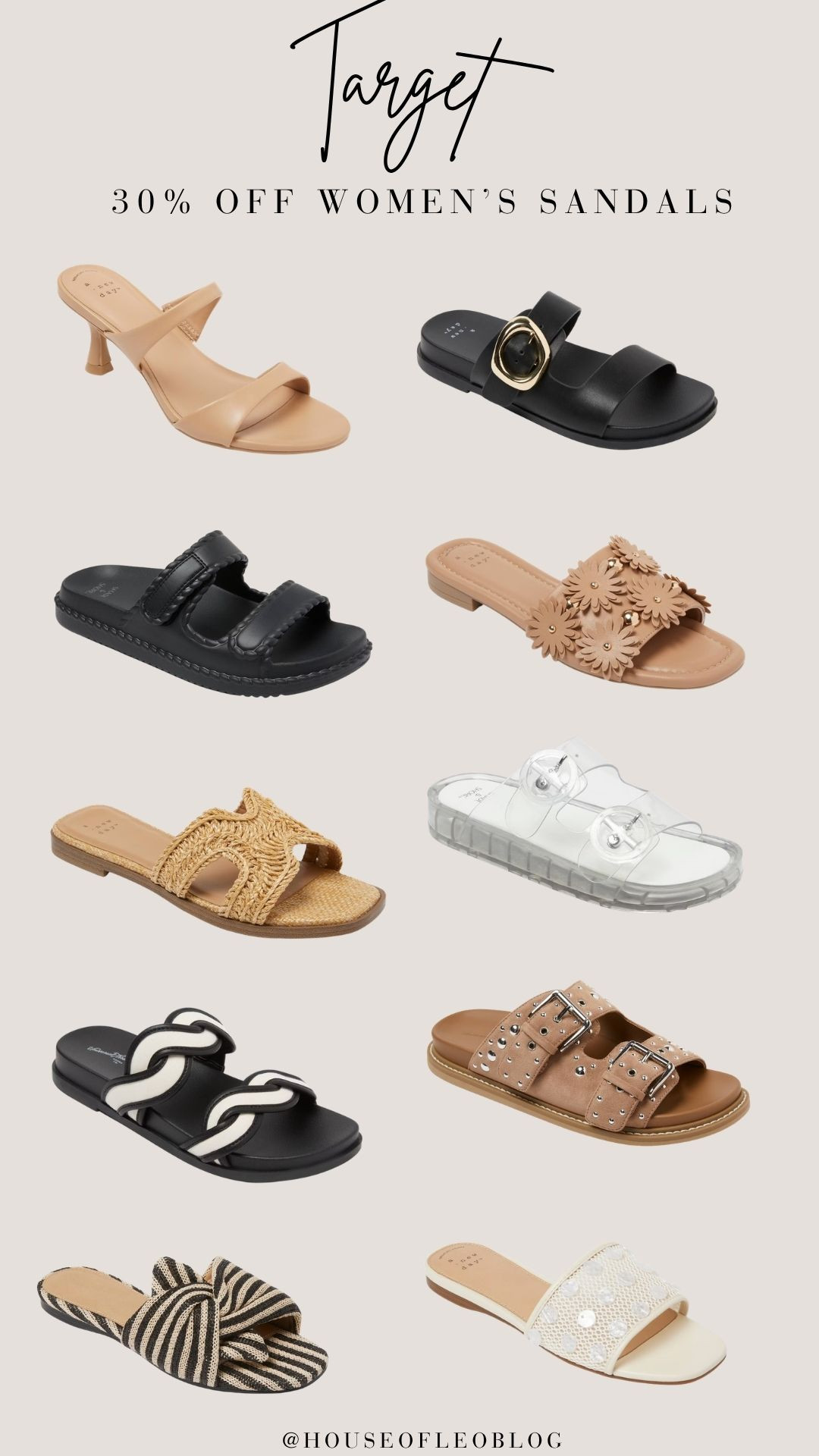 30% off women's sandals at Target! 

 #LTKSaleAlert