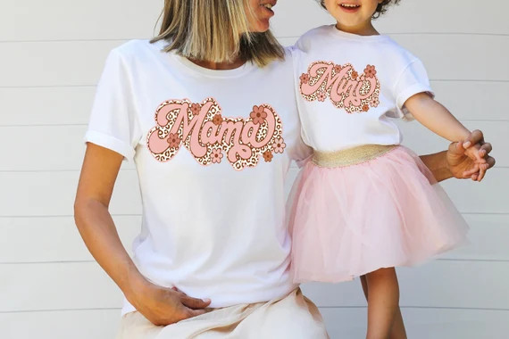 Mama Mini Matching Shirts Mother Daughter Shirts Matching Mama | Etsy | Etsy (US)